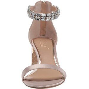 Jewel Badgley Mischka Katerina Embellished Ankle Strap Shoe